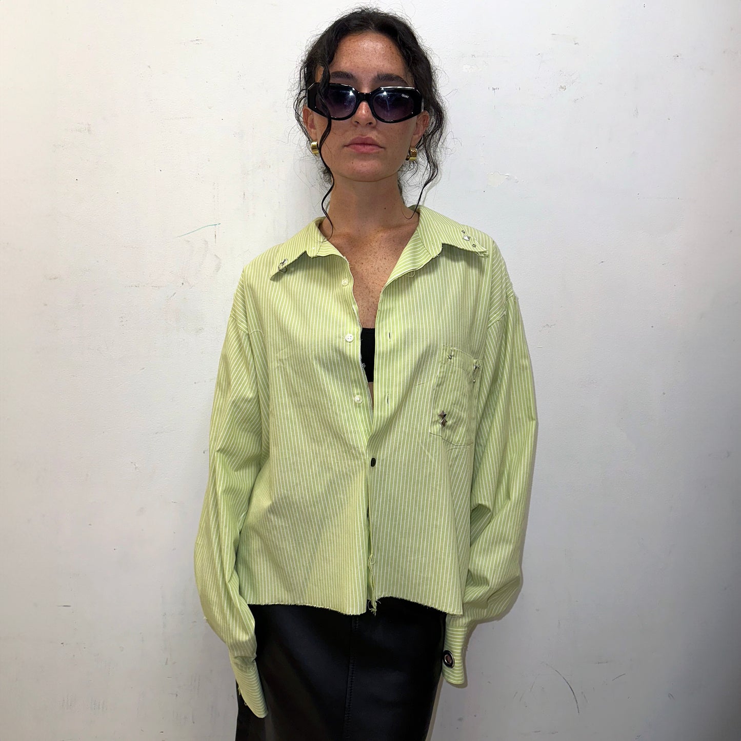 The Vintage "OFFICESLUT" Button-down