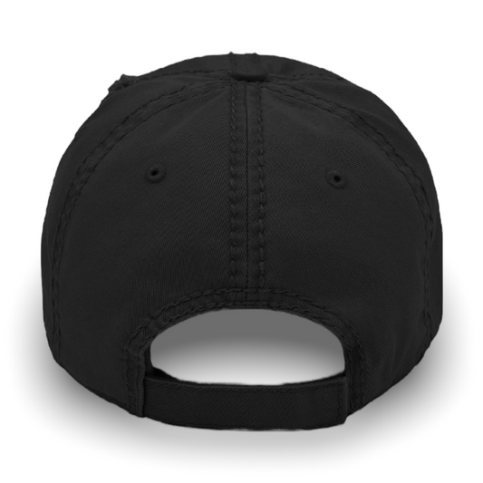 The "GARBAGE" Distressed Dad Cap