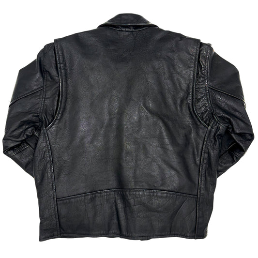 Vintage Leather Biker Jacket